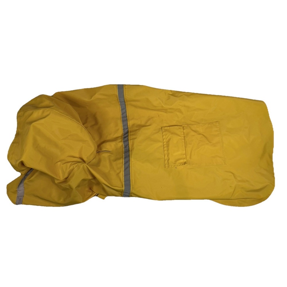 Yellow Dog Raincoat XL Waterproof Reflective Hooded Pet Jacket Slicker Safety - Picture 2 of 11